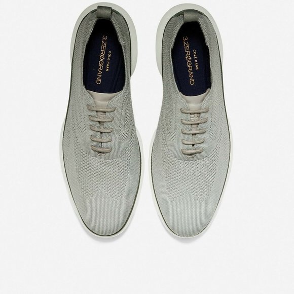 Cole Haan Men's 3.ZeroGrand Taupe Stitchlite Wingtip Oxford Shoes - 11.5M - NIB - Picture 7 of 10